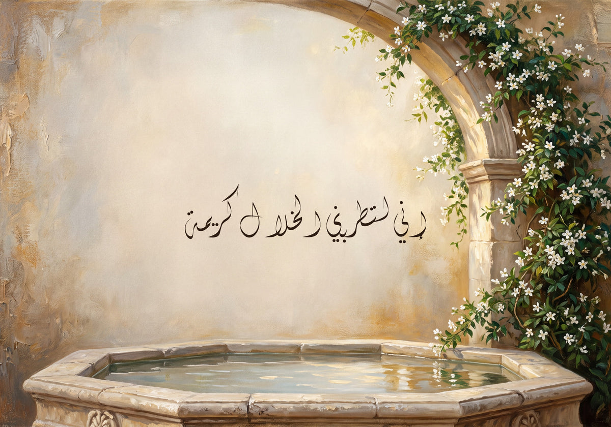 Noble Qualities Fill Me with Delight: the artwork as it is printed, 50 × 35 cm
