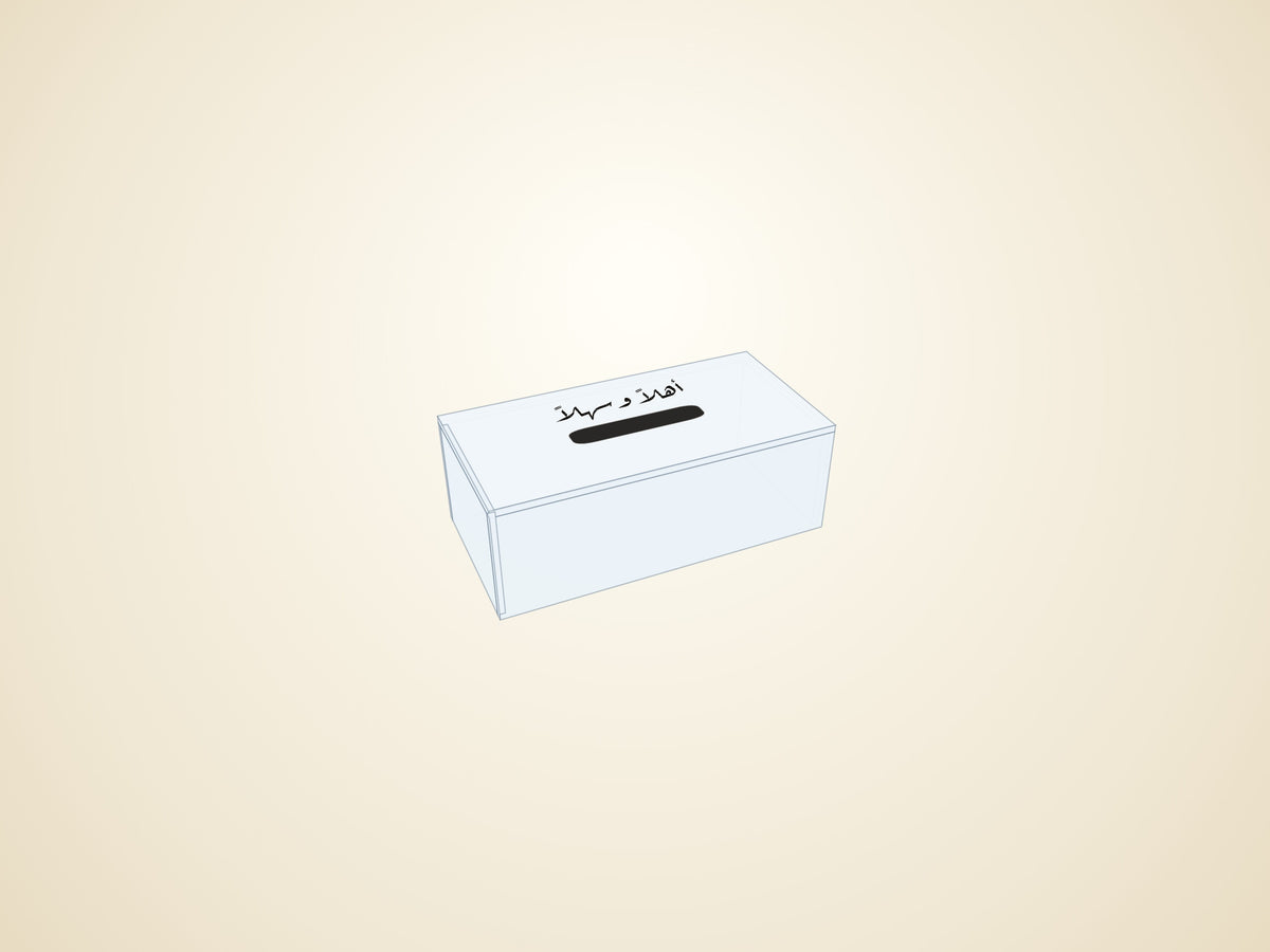 3D render — transparent finish