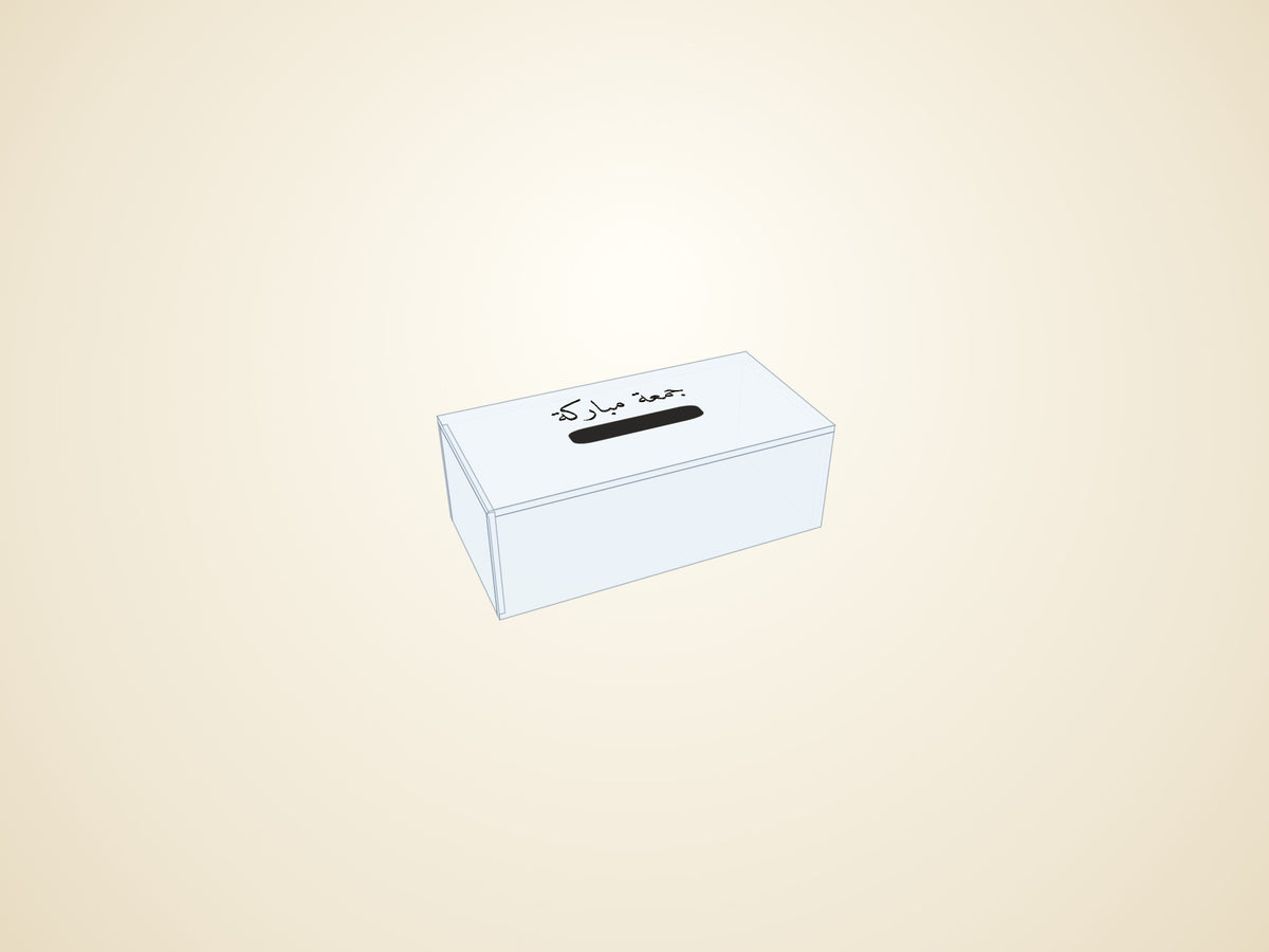 3D render — transparent finish