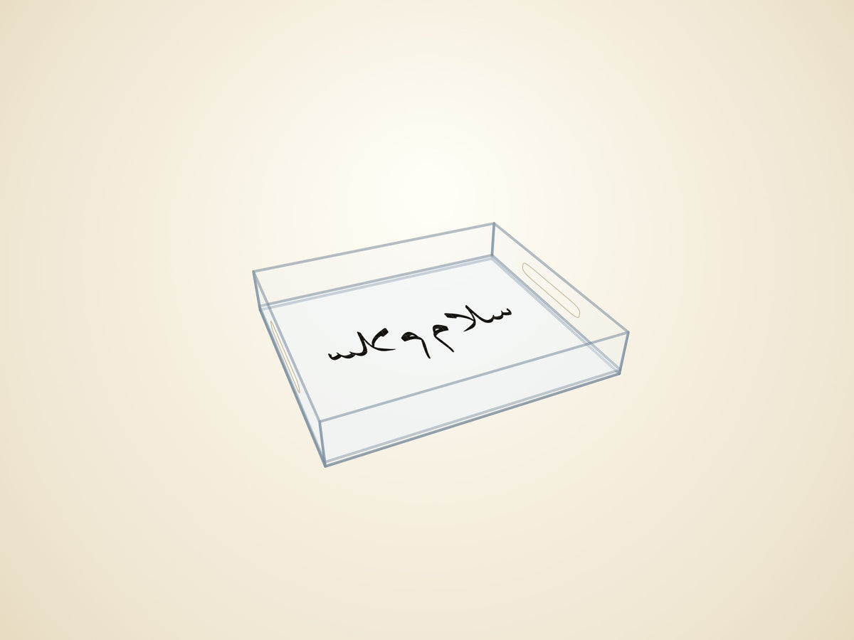 3D render — transparent finish