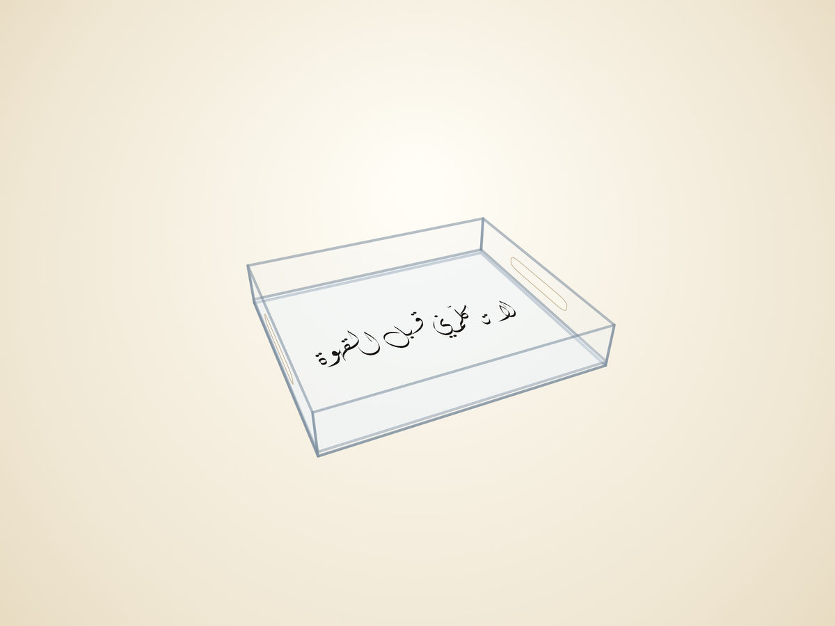 3D render — transparent finish
