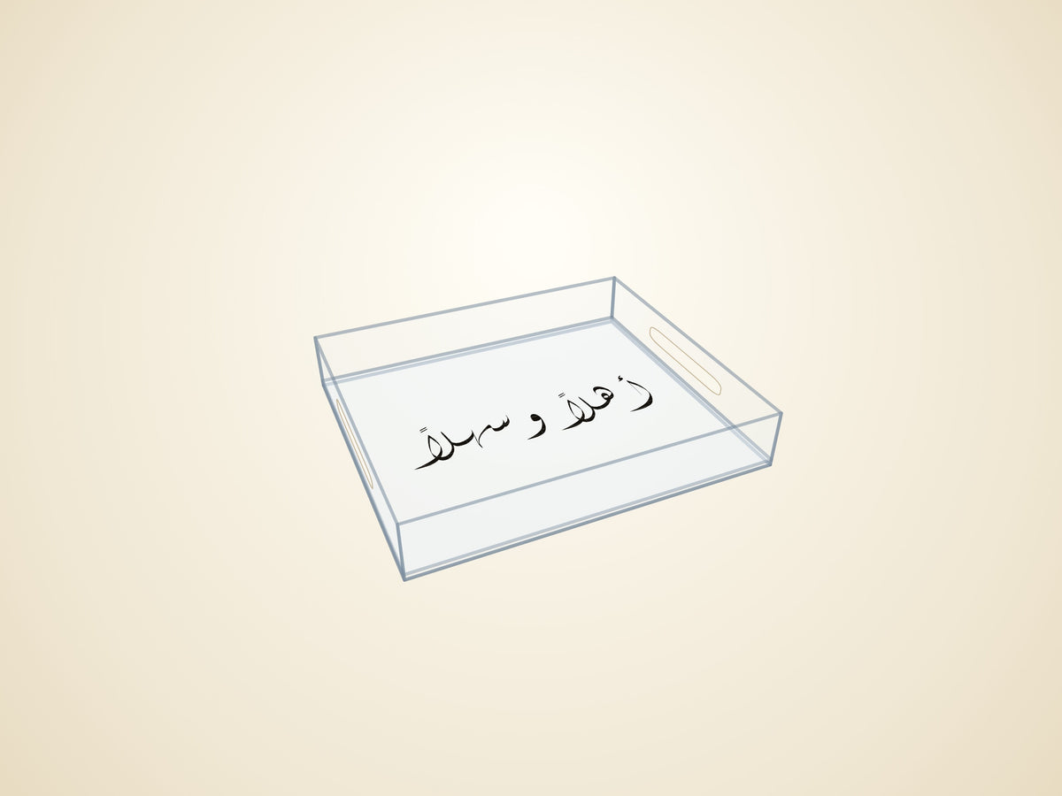 3D render — transparent finish