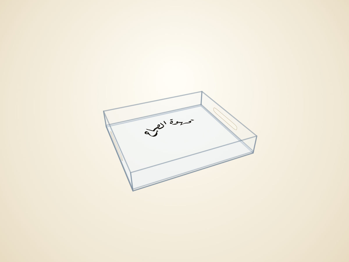 3D render — transparent finish