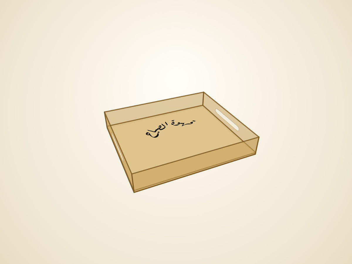 3D render — gold finish