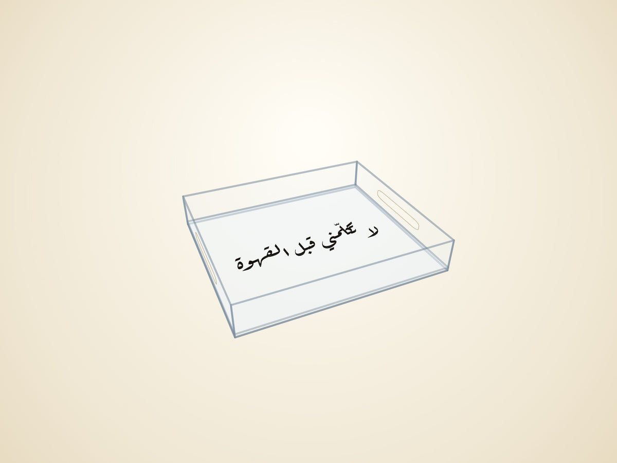 3D render — transparent finish