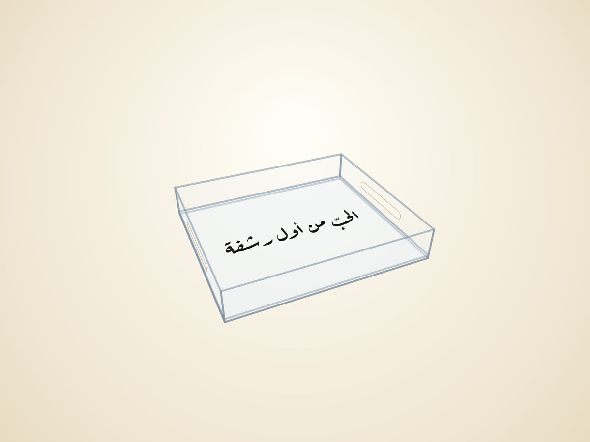 3D render — transparent finish