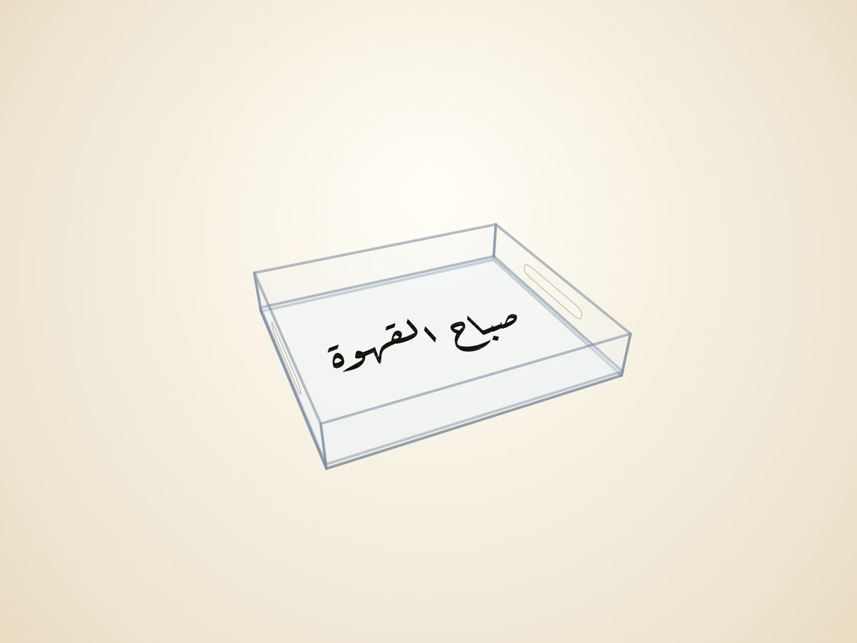 3D render — transparent finish