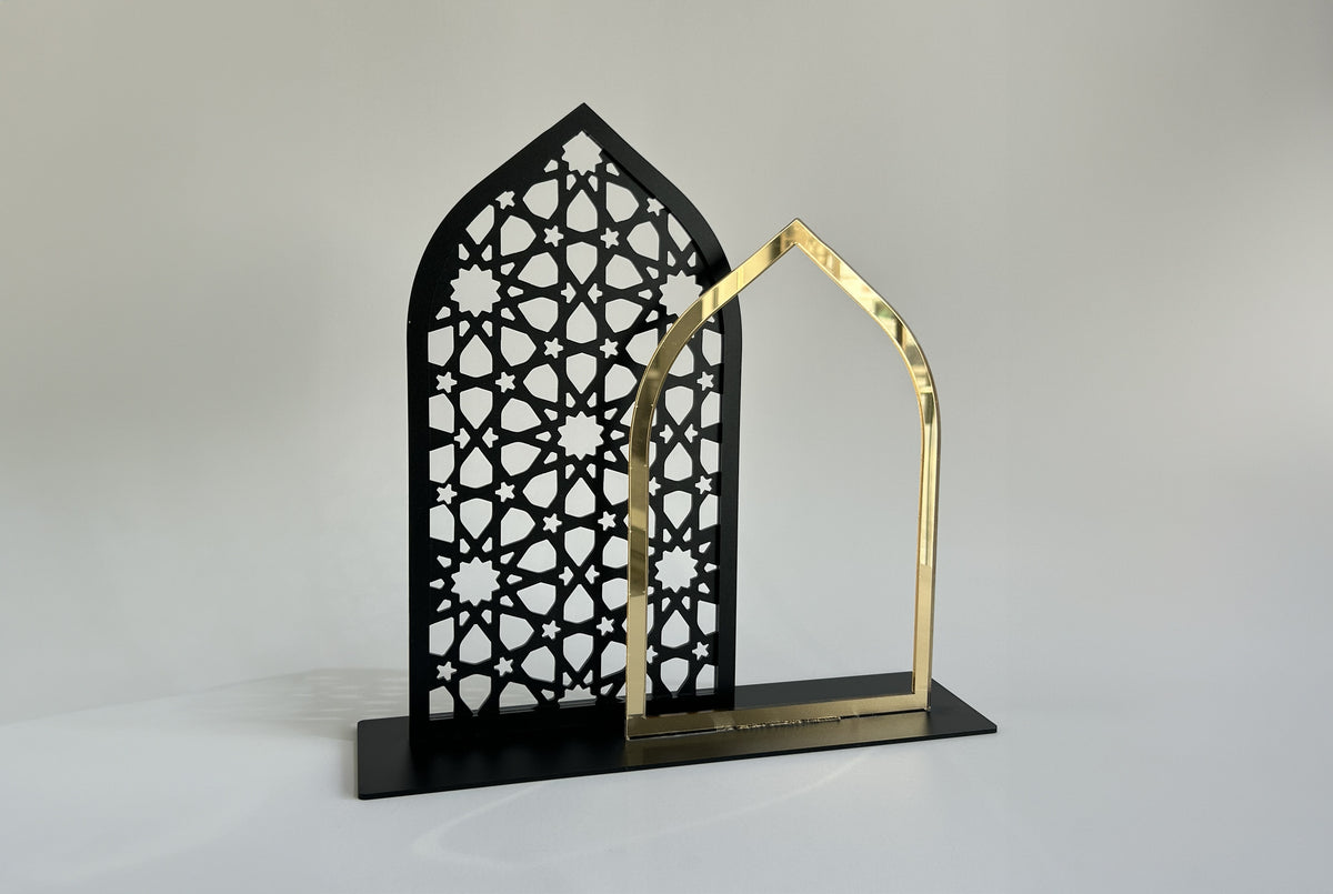 Mashrabiya arabesque dome decor accent, made to order by MASHQ